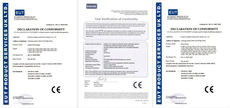 Our Certificate